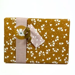 Geschenkverpackung Set SWEET CARAMEL Geschenkpapier Aufkleber Anhänger und Tüten in süßen Designs