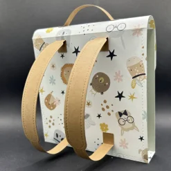 Geschenkverpackung zur Einschulung Schultasche Schulranzen **personalisierbar**