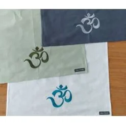 Geschirrtuch - Küchentuch - personalisiert bestickt - OM Zeichen