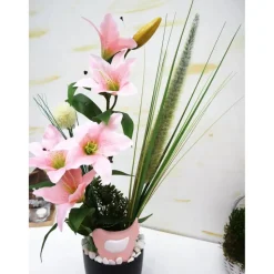 Gesteck edel Tischgesteck Lilie Tischdekoration