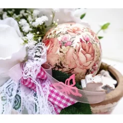 Gesteck Rosen Tischgesteck romantisch