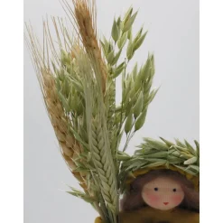 Getreidemädchen - handgefertigtes  Blumenkind - Jahreszeitentisch - Waldorf Art - Art.Nr. HE5