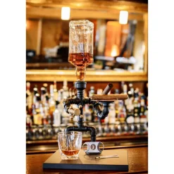 Getränkespender Kellner handgefertigt – Geschenkidee für Männer & Barzubehör aus Edelstahl