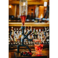 Getränkespender Surfer, handgefertigt in DE. Geschenk, Whisky, Schnapsspender, Schnaps, Alkohol, Rum, Minibar, Bar, Weih