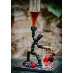 Getränkespender Surfer, handgefertigt in DE. Geschenk, Whisky, Schnapsspender, Schnaps, Alkohol, Rum, Minibar, Bar, Weih