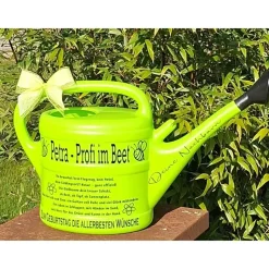 Gießkanne mit Namen Geburtstagsgeschenk, Glückwunsch für Freundin, Mama, Oma, Nachbarin oder Kollegin