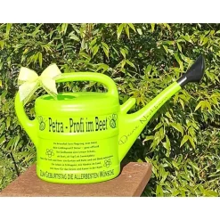 Gießkanne mit Namen Geburtstagsgeschenk, Glückwunsch für Freundin, Mama, Oma, Nachbarin oder Kollegin