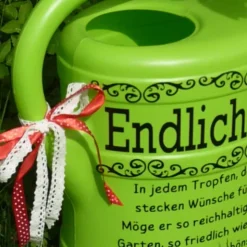 Gießkanne Rente personalisiertes Abschiedsgeschenk für Rentner , Geschenk zum Renteneintritt