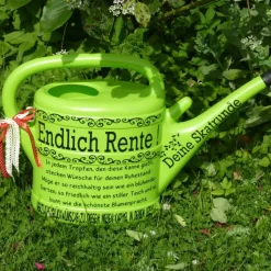 Gießkanne Rente personalisiertes Abschiedsgeschenk für Rentner , Geschenk zum Renteneintritt