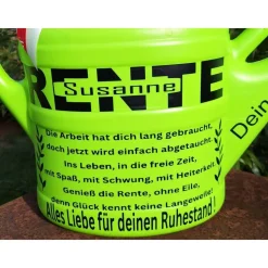 Gießkanne Rente personalisiertes Abschiedsgeschenk für Rentner , Geschenk zum Renteneintritt