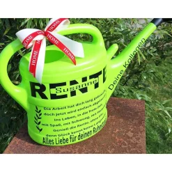 Gießkanne Rente personalisiertes Abschiedsgeschenk für Rentner , Geschenk zum Renteneintritt