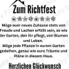 Gießkanne Richtfest , Hausbaugeschenk mit Spruch , Geschenk für Bauherren, Geschenkidee für Gartenliebhaber