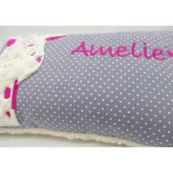 Giraffe Afrika Urlaubsreise Zoo Namenskissen Taufkissen Kuschelkissen Kindergartenkissen Geburtsgeschenk