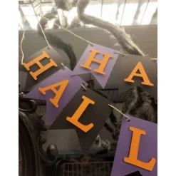 Girlande Happy Halloween Dekoration aus Papier