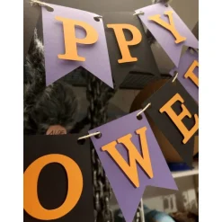 Girlande Happy Halloween Dekoration aus Papier