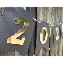 Girlande Master 2026 zur bestandenen Prüfung Abschluss Ausbildung Meisterfeier Glückwunsch Gratulation Studium