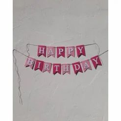 Girlande Wimpelkette Happy Birthday mit Personalisierung Geburtstagsgirlande auf Wunsch mit Namen