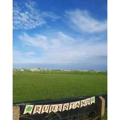 Girlande zum Ruhestand / Rente / in Beige und Gold