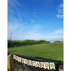 Girlande zum Ruhestand / Rente / in Beige und Gold