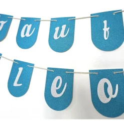 Girlande zur Taufe mit Namen