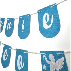 Girlande zur Taufe mit Namen