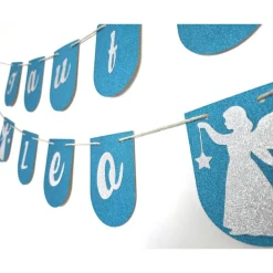 Girlande zur Taufe mit Namen