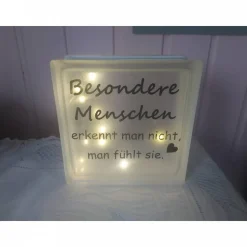 Glasbaustein "Besondere Menschen"