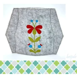 Glasmanschette Blume