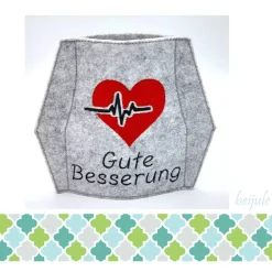 Glasmanschette Gute Besserung