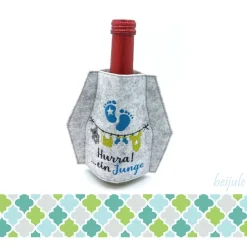 Glasmanschette Hurra ein Junge