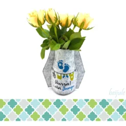 Glasmanschette Hurra ein Junge