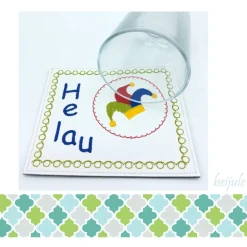 Glasuntersetzer Karneval