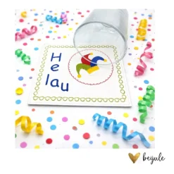 Glasuntersetzer Karneval