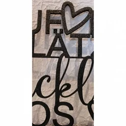 Glücklich & Los, individuelles Geschenk zur Hochzeit,  Verlobung, Valentinstag,  Liebe, Pärchen, 3D Text Deko