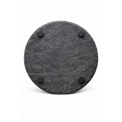 Glücksbringer 2026 Schieferplatte rund 20 cm | Viel Glück | Silvester Geschenk | Deko Neujahr