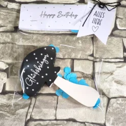 Glücksbringer to go - Handgemachter Pilz aus Keracraft – Das Mitbringsel für Prüfung, Job & Birthday!