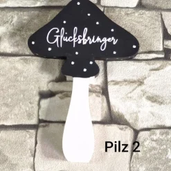 Glücksbringer to go - Handgemachter Pilz aus Keracraft – Das Mitbringsel für Prüfung, Job & Birthday!