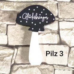 Glücksbringer to go - Handgemachter Pilz aus Keracraft – Das Mitbringsel für Prüfung, Job & Birthday!