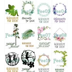 Glücksbringer Waldelfe silberfarben/braun – Zauberhafter Elfen-Anhänger als Unikat