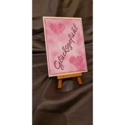 Glücksgefühl - Valentinskarte - Herzen