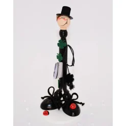 Glücksschwein oder Schornsteinfeger aus Holz – Originelles Geldgeschenk und Glücksbringer zum Geburtstag