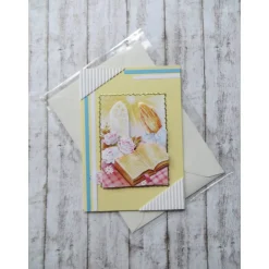 Glückwünschkarte Kommunion,Firmung betende Hände