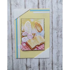 Glückwünschkarte Kommunion,Firmung betende Hände