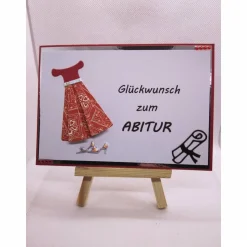 Glückwunsch zum Abitur! Grußkarte, Karte zum bestandenen Abi