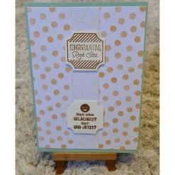 Glückwunschkarte " Congratulations Rock Star " Smile , Heute schon gelächelt , Punkte , Sterne