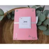 Glückwunschkarte - Popupkarte zur Taufe oder Geburt, Rosa personalisiert