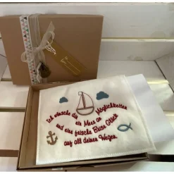 Glückwunschkarte aus Filz, Geldgeschenk, Geschenkbox, .., zur Geburt, Taufe, Kommunion,Schulanfang...