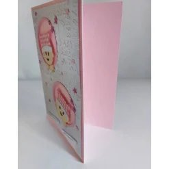 Glückwunschkarte, Geburtskarte, Karte zur Geburt/Taufe für Zwillinge