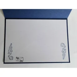 Glückwunschkarte Geburtstag  Floral Fliederfarben Karte Handgefertigt  Unikat