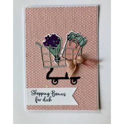 Glückwunschkarte, Geburtstagskarte, Gutscheinkarte, Shoppingbonus, Grußkarte, Gemeinsame Zeit, Freundschaft,